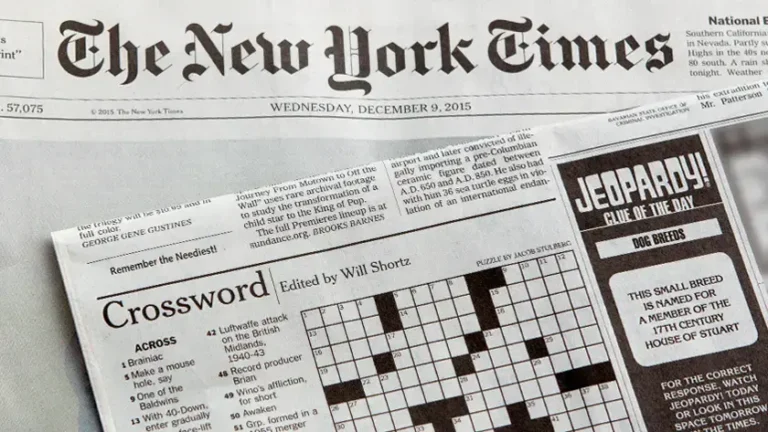 Vault Opener NYT Crossword